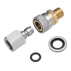 1/8 BSPP Female Thread Quick Coupler CNC Machined from Stainless Steel