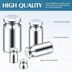 Calibration Weight g 2g 5g 0g 20g Calibration Gram Scale Weight Set for Digit…