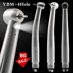 Dental High Speed Handpiece LED Fiber Optic 4Hole Push button