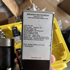 Brooks SLA5851S1PAB1C2A1 Mass Flow Controller 100 SLPM N2 0.093 Port Diameter