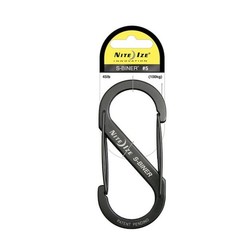 Nite Ize Sb5-03-01 Double Gated Carabiner, 4-3/8 In., Black