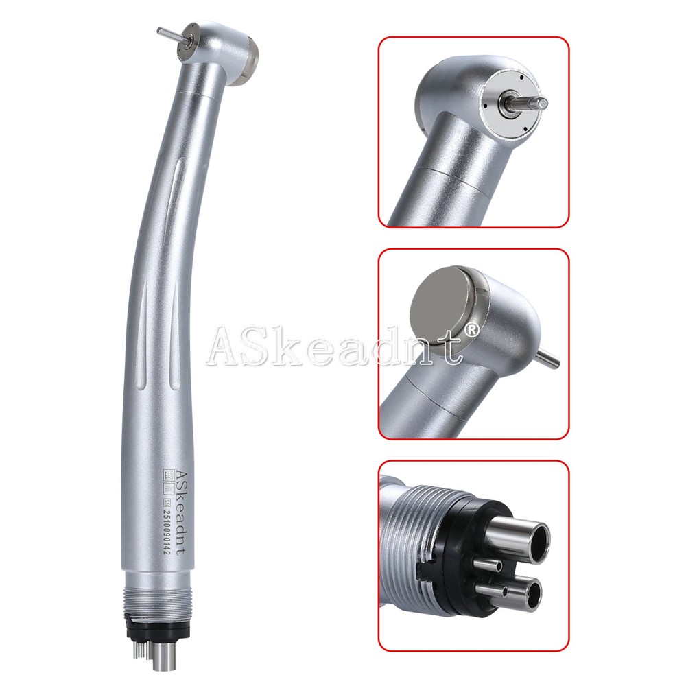 Dental High Speed Handpiece 3 Water Spray Ceramic Bearing 4 Holes ASKEADNT