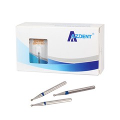100 Types AZDENT Dental Diamond Burs High Speed Handpiece Friction Grip