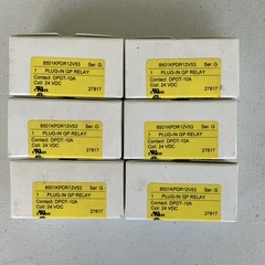 *Qty 6* Square D Plug-In Relay 8501KPDR12V53 DPDT 10A 24 VDC Coil 8-Pin