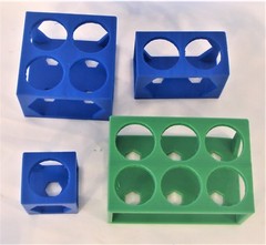 Plastic Rack Stand For 50 ml 30 mm Jumbo Test Tube Centrifuge Tubes Lab Bench