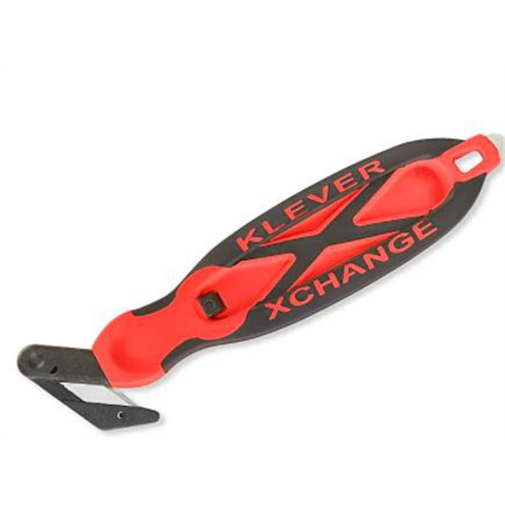 Uline Deluxe Klever X-Change Cutter – Single-Sided, Red H-4412R