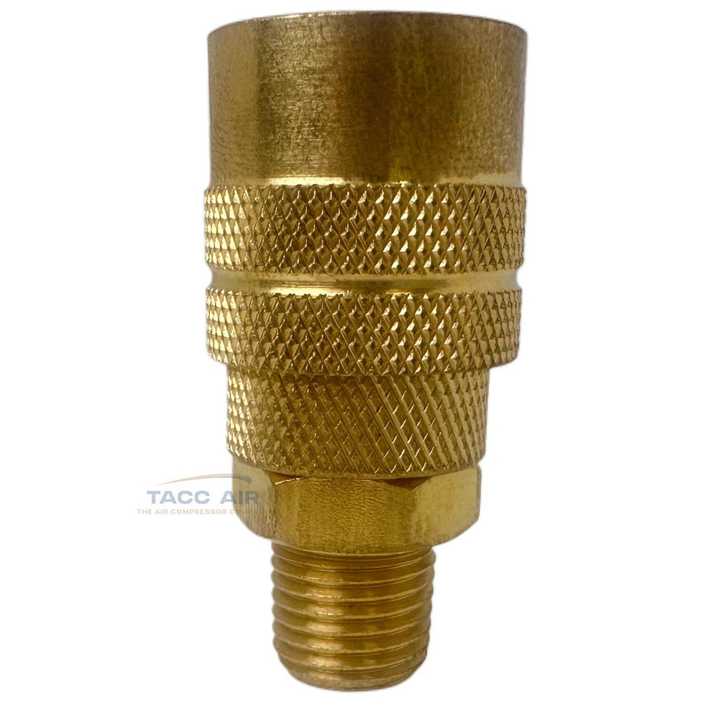 Industrial M style Air Compressor Quick Connect Coupler 1/4″ NPT Male Brass