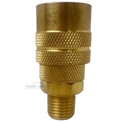 Industrial M style Air Compressor Quick Connect Coupler 1/4″ NPT Male Brass