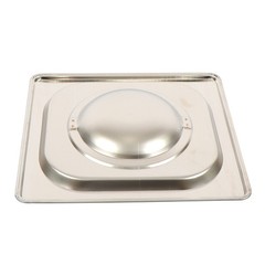 6 Pack 1/6 Size Hotel Pans Steam Table Pan Stainless Steel 6″ Deep W/Lids