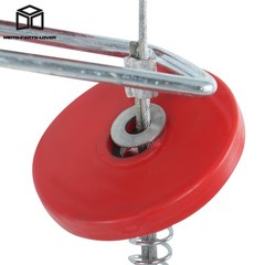 440lbs/200kg Mini Electric Hoist Single/Double Slings 6.6ft Wired Remote Control