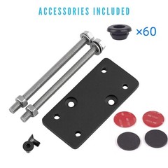 Cable Railing Post Fascia Mount-Stainless Steel Square Weldless 36″x2″x2″ Pre…