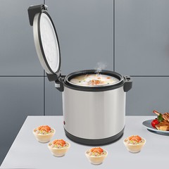 19L/20Qt Electric Commercial Rice Warmer Restaurant Non-stick Rice Warmer 110W