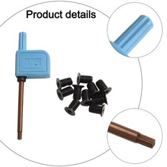 For Woodsman Essential Ten Piece Square Shaped Carbides For Your Lathe Use