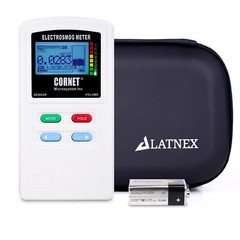 LATNEX Case and Cornet ED98QPro5G (0.1-8GHz) Electrosmog, EMF Meter 2024 Release