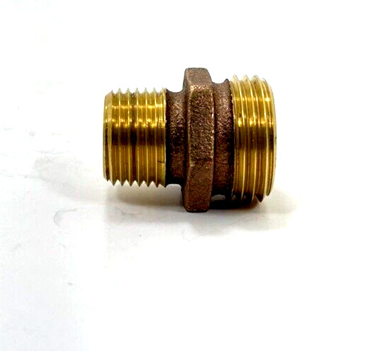 Heavy Duty Brass 1/2″ Male NPT Pipe to 3/4″ Male Garden Hose GHT Thread Adapter