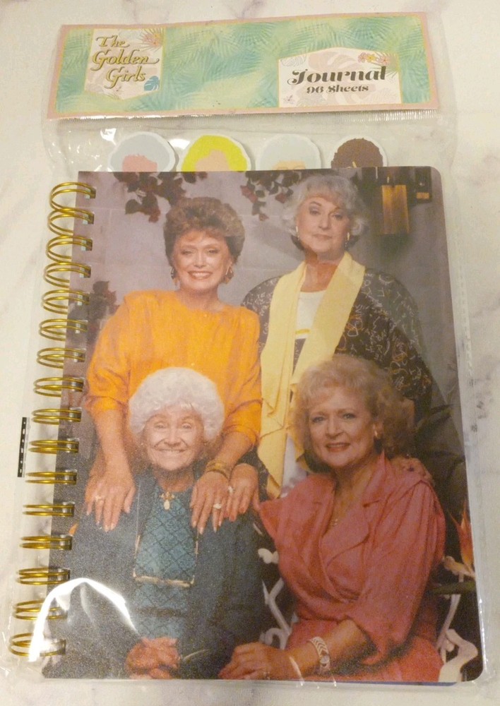 The Golden Girls Spiral Bound Journal 96 Pages New In Package