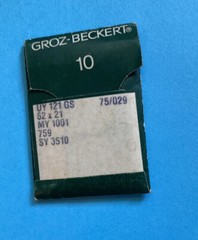 *NOS* UY 121-75/029-GROZ-BECKERT-SEWING NEEDLE (PK. OF 10) FREE SHIPPING*
