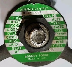 Bonney Forge 1-1/2″ Gate Valve HL107 HL11 A105N Forged Carbon Steel CR13 800#