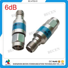 SMA-JK 2W SMA 6dB Attenuator Plug male to Jack female 2Watt DC-6Ghz