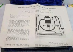 Alnor Series Velometer Type 3002 Air Velocity Flow Meter In Original Case 1956
