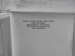 (2) Case IH SR270 SV300 TR340 TV380 SKID STEER Electrical Schematic Set 36″x24″