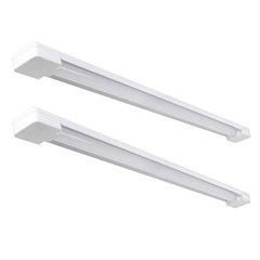 Commercial Electric 3ft LED Shop Light 3000 Lumens 4000K Plug-In 2-Pack