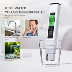4 in 1 TDS Meter Digital Water Tester,Water Tester for Drinking Onesize