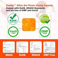 2LB Moisture Indicating Silica Gel Desiccant Orange to Green Rechargeable In…
