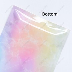 Multi-size Glossy Grey/Colorful Foil Mylar Flat Zip Lock Pouch Bag w/ print