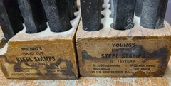 Young Brothers 36pc 3/8″ Letter & Number Stamp Punch Set Alloy Steel Metal
