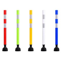 48”/36” Flexible Surface Mount Delineator Posts for Parking Lot Road Safety
