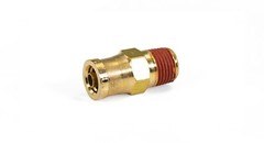 1/8″ Male NPT to 1/4″ Push to Connect Brass Fitting – Accepts 1/4″ Air Line