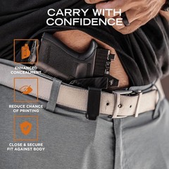 Rounded Tuckable Holster – IWB, Inside Waistband Concealed Carry, American Ma…