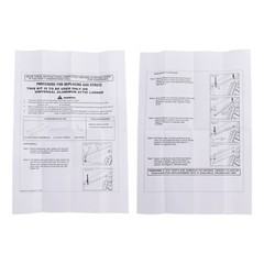 2PCS 36-80 Standard Strut Kit For Werner Aluminum Attic Ladders AH2210 AH2210B