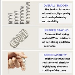 Compression Springs Assortment Kit, 420 Pcs, 24 Sizes Stainless Steel Springs