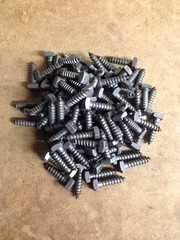 (100) 3/8 X 1-1/2″ Square Head Lag Bolts Plain Steel Screws Rustic 3/8×1.5 1 1/2