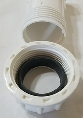 2 HomeWerks 1-1/2″ x 1-1/2″ Dia. Compression Fitting PVC Compression Coupling