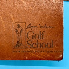 RUSTICO Leather 3.5” x 5.25” Notebook – Byron Nelson Golf School Four Seasons –