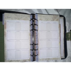 Vintage 1990s Organizer Day Runner Planner Running Mate Edition Small Binder