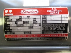 NEW DAYTON AC EXPLOSION PROOF INDUCTION MOTOR 1/3 HP, 1725 RPM, 1-PH 6K036J
