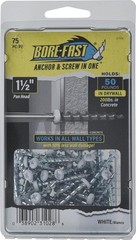 Borefast Drywall Anchors Holds 50 Pounds in Drywall & 200 Pounds in Concrete 1