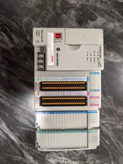 Allen-Bradley CompactLogix 1769-L24ER-QBFC1B PLC Used w/ 1769-IQ16 and 1769-OB16