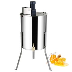 Uimoso Electric Honey Extractor for Beekeeping, Stainless Steel, 4/8 Frames
