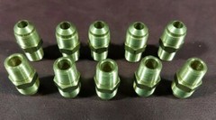 Lot of 10 – Parker 2P180 Male Connector, Flare x MNPT, 3/8″ Tube 1/4″ Pipe