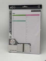 New The Happy Planner 40 Sheets Daily Planner Paper Pages To Do Hourly List