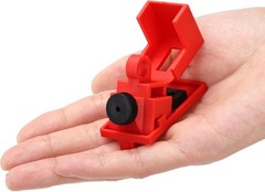 Circuit Breaker Lockout Device 120-277V Clamp-On Single Pole Lockout Kit OSHA