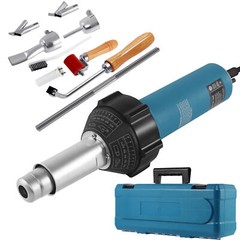 Professional 1600W Hot Air Torch Plastic Welder Heat Welding Gun w/ Case