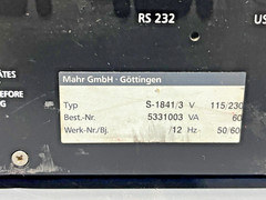 Mahr GmbH S-1841/3 Multi Gaging Signal Sharing Column Amplifier Power Tested