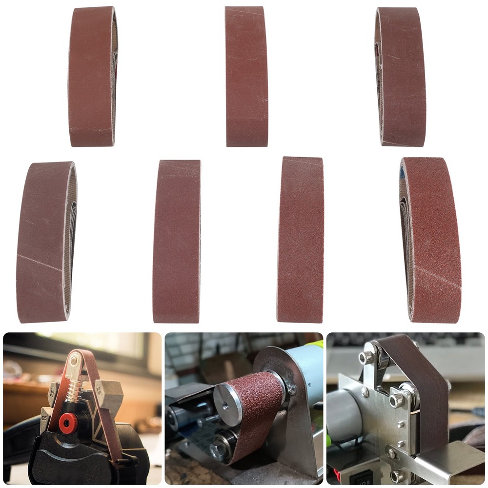 35x 1.18×13″ Sanding Belts 80-1000Grit Air File Belt Sander Sandpaper for Metal
