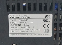 Hakko Fuji Electric V706MD Monitouch Programmable Display HMI – TESTED! WARRANTY